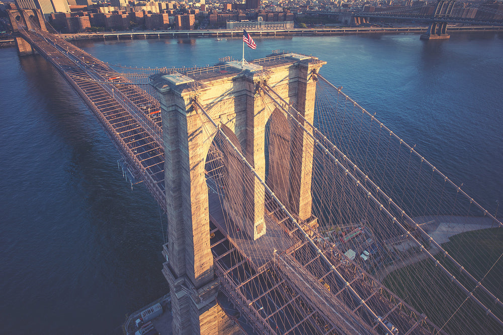 
                  
                    Brooklyn Bridge Aerial View Print
                  
                