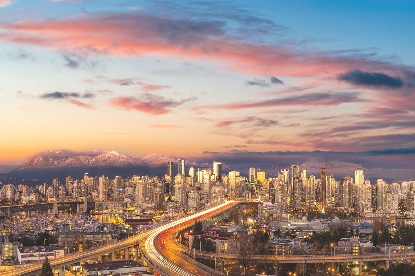 
                  
                    Panoramic Vancouver Winter Print
                  
                